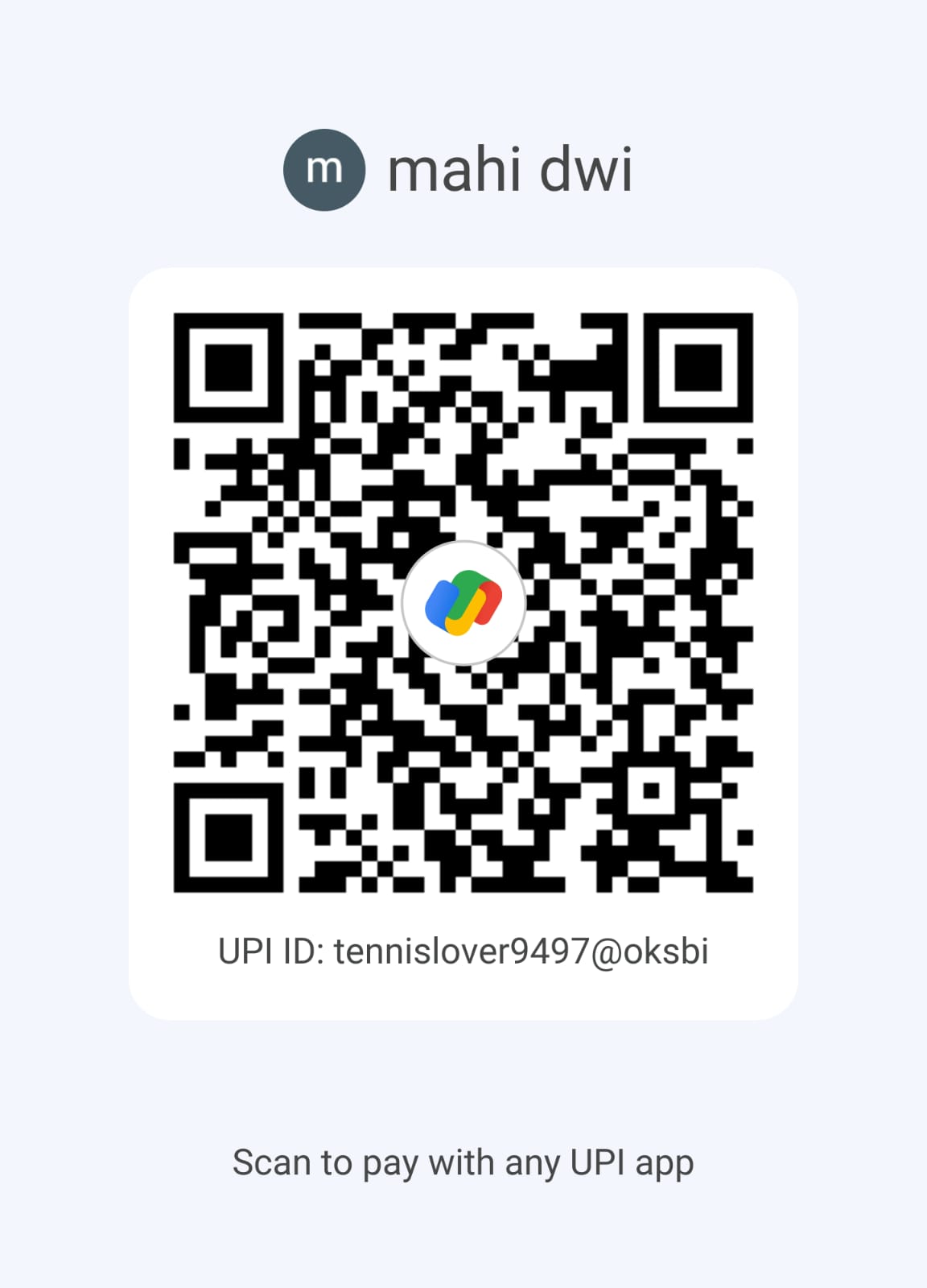 CTPL entry fee payment QR code